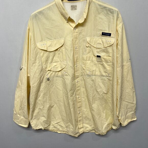 Columba PFG Men Superbone Head Button Shirt Top Size 2X or 3X Fishing B331 -4 - Picture 12 of 16